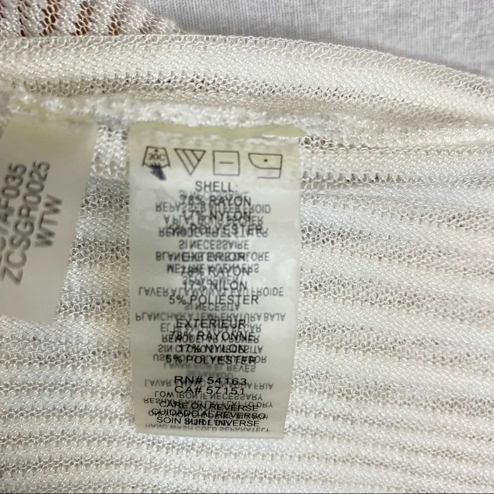 Calvin Klein Sweater Pearl White Women’s Size XL - Picture 5 of 7